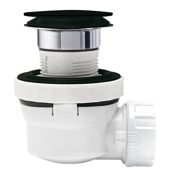WIRQUIN - Nano 6.7 ens lavabo d32 quick clac dome noir corps blanc - large