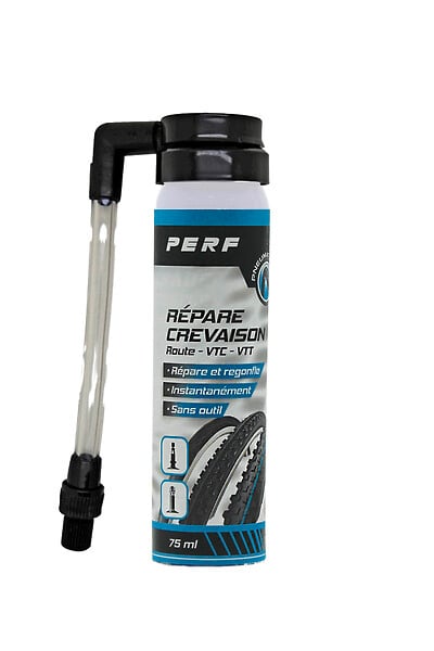 PERF - Aérosol répare crevaison vélo - 75ml - Schrader et Presta - large