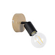 COREP - Spot orientable métal effet bois BERKLEY - Naturel - 40W max - vignette