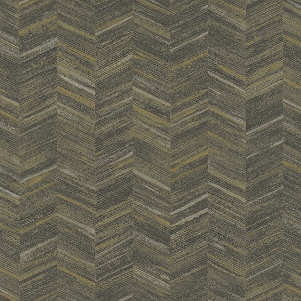 AS CREATION - Chevron effect ebene or - large