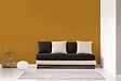 LUTECE - Papier peint vinyle cérusé - Jaune safran - 0,53x10,05m - vignette