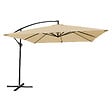 HAPPY GARDEN - Parasol déporté MOLOKAI carré 2,7x2,7m beige - vignette