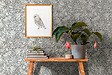 AS CREATION - Papier peint Leaves gris foncé - L.1005xl.53cm - vignette