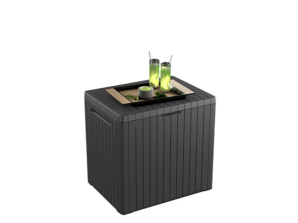 KETER - Coffre de rangement CITY CUBE 113 litres - large