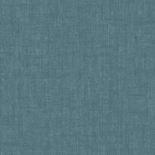 AS CREATION - Papier peint vinyle expansé Uni toile ocean - Bleu - large