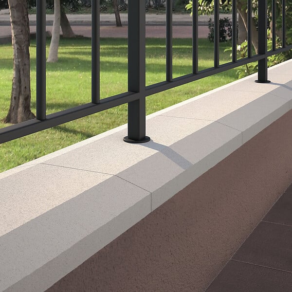 SAS - Chaperon de mur 30x50 cm blanc - large
