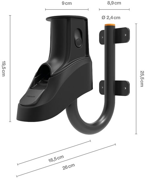 FISKARS - Fixation murale pour dévidoir XL - large