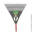 MERMIER - Balai gazon 25 dents résine manche bois 1.50m - vignette