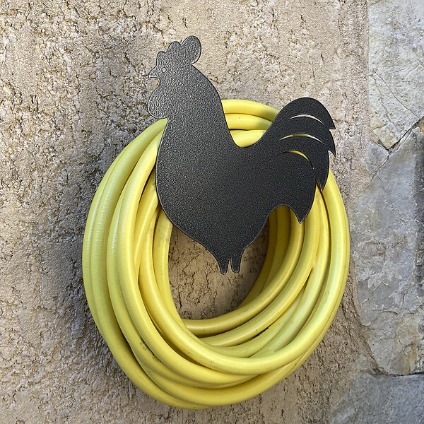 MERMIER - Porte tuyau mural nu coq - large
