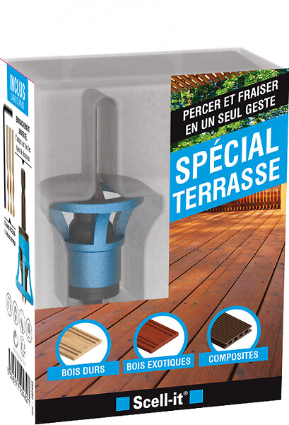 SMARTOOL - Kit percage fraisage terrasse - large