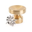 ATTACHANTE - Grande patere concave laiton - vignette