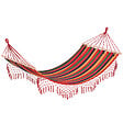 OUTSUNNY - Hamac de voyage respirant portable toile de hamac dim. 2L x 1l m coton polyester multicolore - vignette