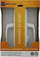 BRICARD - Poignées de Porte Blindées Manhattan Plaque étroite 250x32mm Blanc - vignette