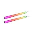PAULMANN - Kit 2Lightbars 2x60cm Dynamic Rainbow RGB 2x1W 230-5V DC noir plastiq - vignette