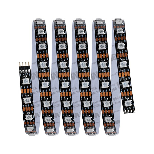 PAULMANN - Kit Ruban LED Dynamic Rainbow RGB 1.5m Noir - large