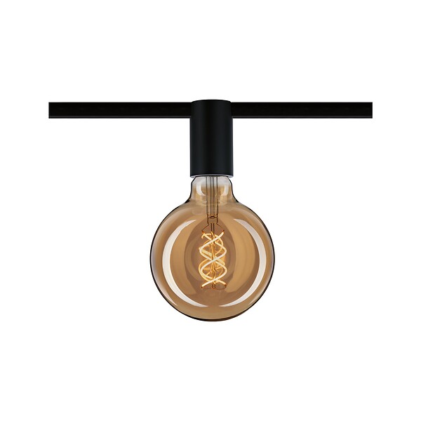 PAULMANN - URail Ceiling Socket max1x20W E27 Noir 230V Métal - large