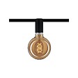 PAULMANN - URail Ceiling Socket max1x20W E27 Noir 230V Métal - vignette
