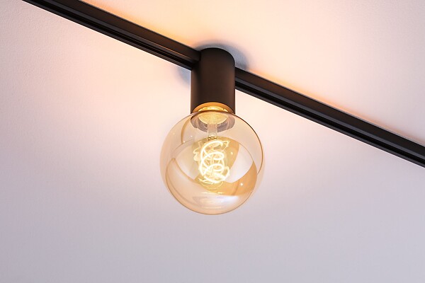 PAULMANN - URail Ceiling Socket max1x20W E27 Noir 230V Métal - large