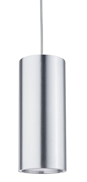 PAULMANN - URail LED suspension Barrel 6W 9VA 350mA chrome mat-alu epoxy Met-Syn - large