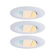 PAULMANN - Kit 3 spots encastrés LED Calla Blanc IP65 WhiteSwitch 5.5W - vignette