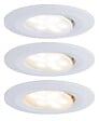 PAULMANN - Kit 3 spots encastrés LED Calla Blanc IP65 WhiteSwitch 5.5W - vignette