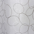 C MA DECO - Voilages Galet brodés - Gris - 2x60x120cm - vignette