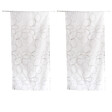 C MA DECO - Voilages Galet brodés - Gris - 2x60x120cm - vignette