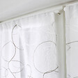 C MA DECO - Voilages Galet brodés - Gris - 2x60x120cm - vignette