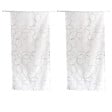 C MA DECO - Paire de voilages Galet finition droite brodée 2x60x160cm gris - vignette