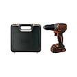 BLACK+DECKER - Perceuse-Visseuse sans fil 18V Batterie Lithium 1,5 Ah Black + Decker Chargeur Coffret rangement - vignette