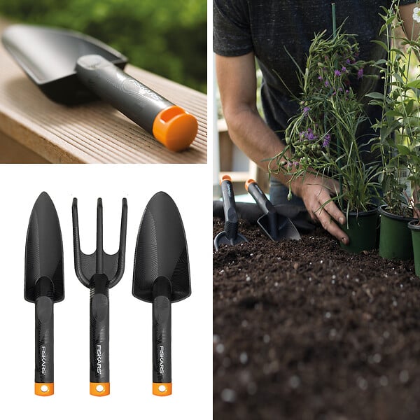 FISKARS - Griffe de jardin Solid - petit outils sol - large