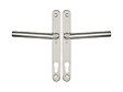 HERACLES - Ensemble 1394 entraxe 92mm sur plaque étroite clé I inox brossé - HERACLES - B-INOX-PE06 - vignette