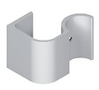 LA CROISEE DS - Support 60mm pour poigné DIVA I laqué gris aluminium RAL9006 - LA CROISEE DS - DS6874-007 - vignette