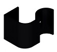LA CROISEE DS - Support 60mm pour poigné DIVA I laqué noire RAL9005 SAT - LA CROISEE DS - DS6874-013 - vignette