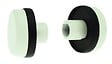 LA CROISEE DS - Jeu de 2 embouts pour poignée DIVA I II IV finition laqué gris alu RAL9006 - LA CROISEE DS - DS6877-007 - vignette