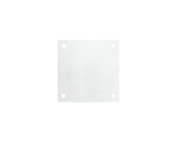 HERACLES - Plaque de propreté 160x90mm PF inox poli F17 épaisseur 0,8mm - HERACLES - 19-0523-9910 - large