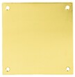 HERACLES - Plaque de propreté 120x80mm laiton poli - HERACLES - 251852 - vignette