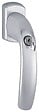 HOPPE - Poignée de fenêtre oscillo-battante New-York 0810/U10 HOPPE Argent M5x45 - 3407922 - vignette
