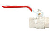 SANITAIRE-DISTRIBUTION - Vanne B.S. FF manette plate ACS - Diamètre : 1'' - PN : 30 bar- réf : 38203 - Sanitaire-distribution - vignette
