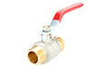 SANITAIRE-DISTRIBUTION - Vanne B.S. MM manette plate ACS - Diamètre : 3/8'' - PN : 30 bar - vignette