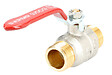 SANITAIRE-DISTRIBUTION - Vanne B.S. MM manette plate ACS - Diamètre : 3/8'' - PN : 30 bar - vignette