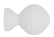 MOBOIS - Embouts boule cannelé à visser - Blanc laqué - Diam.20mm - vignette