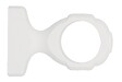 MOBOIS - 2 supports monobloc court a oeil 65mm axe/mur D.35 laque blanc - vignette