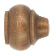 MOBOIS - 2 embouts rustique a emboiter D.35 decor chene - vignette