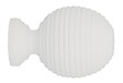 MOBOIS - Embout boule cannelée pour tringle 28mm - Blanc - vignette