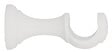 MOBOIS - 1 SUPPORT MONOBLOC OUVERT 80MM AXE/MUR D.28mm LAQUE BLANC - vignette