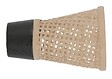MOBOIS - Embout cannage évasé frêne et rotin - Noir - H.6xL.6xP.9cm - vignette