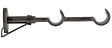 MOBOIS - Support double ouvert extensible - Gun foncé - Diam.28mm - vignette