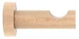 MOBOIS - 1 SUPPORT TIGE 80MM AXE/MUR D.28mm DECOR CHENE CLAIR - vignette