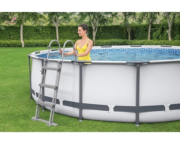 BESTWAY - Piscine tubulaire Steel Pro Max - Ronde - Diam.366xH.100cm - large